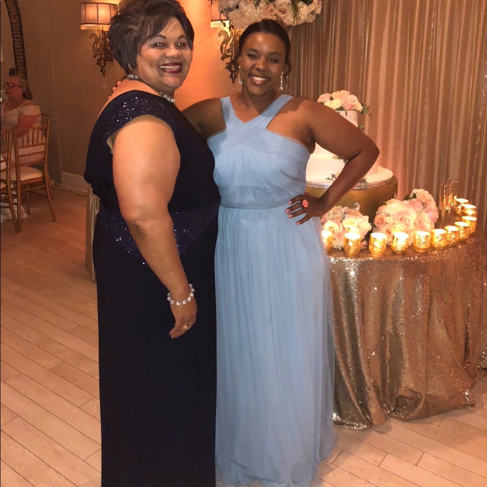 Blue Sorella Vita bridesmaid dress